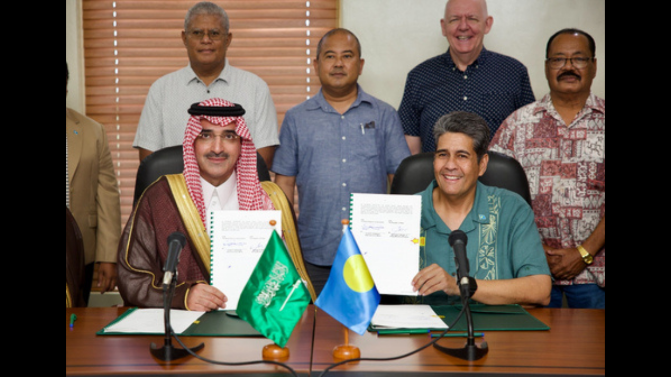Saudi Fund for Development Signs USD 15 Million Agreement with the Republic of Palau to Drive Local Economic Growth (Photo: AETOSWire)