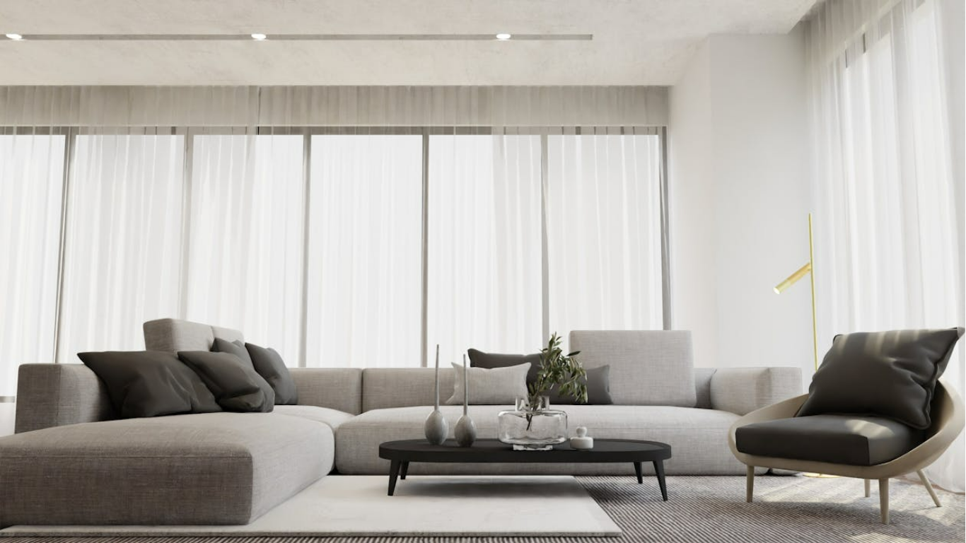 The Minimalist Home: How to Store What You Don't Display (IMAGE SOURCE: https://www.pexels.com/photo/view-of-a-living-room-12281850/)