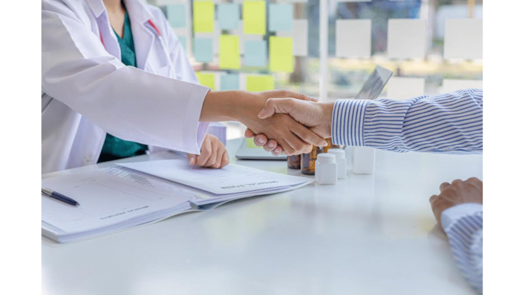Polpharma Biologics and Tuteur Sign Biosimilar Licensing Deal. https://www.magnific.com/premium-photo/doctor-shook-hands-with-patient-after-informing-results-examination-informing-patients-about-treatment-guidelines-prescribing-medicines-disease-examination-concept_23334392.htm#fromView=search&page=1&position=21&uuid=e03196a2-ae00-4b51-ae18-60b0deba4360&query=sign+biosimilar+licensing+deal