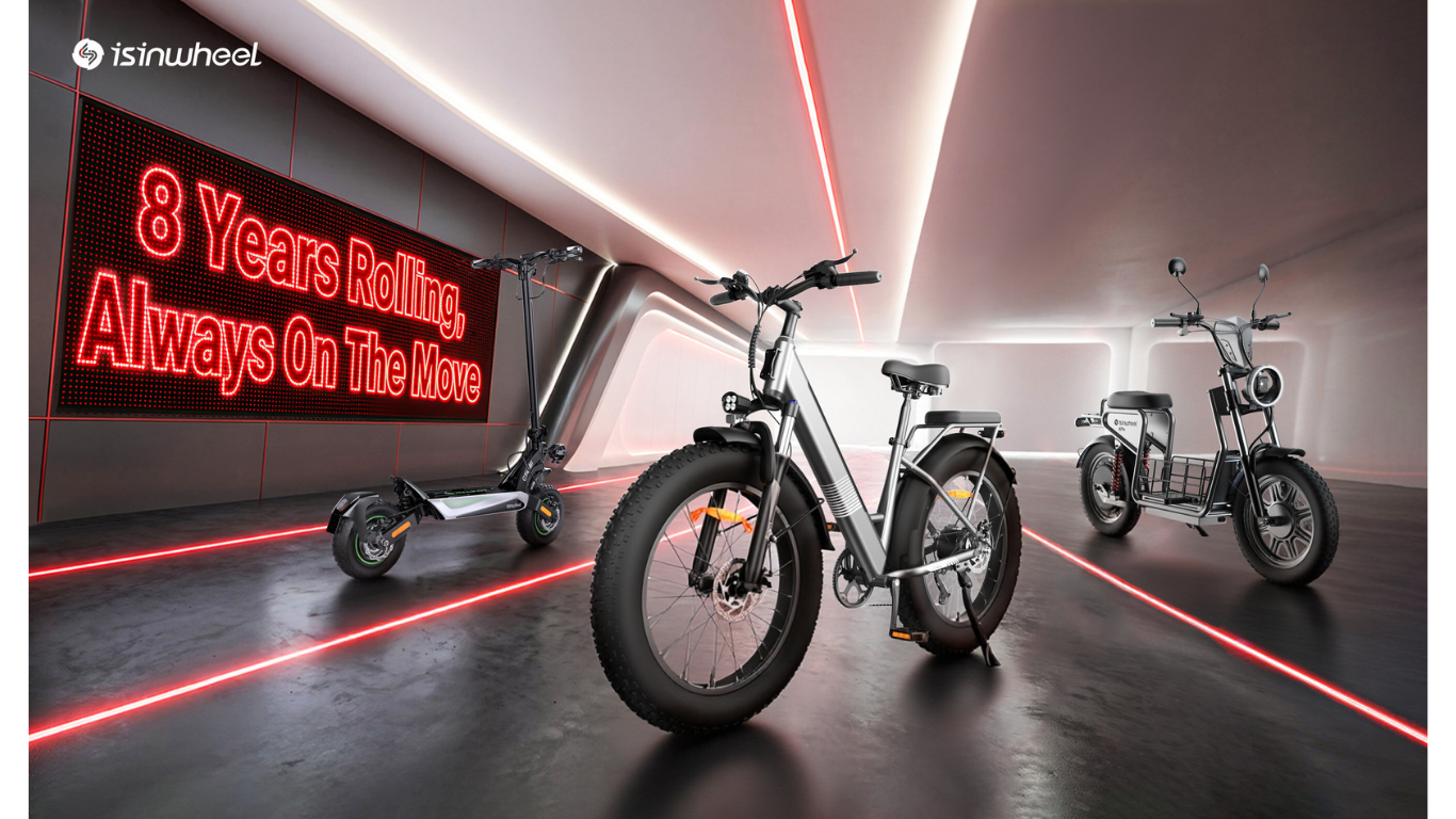 isinwheel Marks 8th Anniversary with Special Electric Scooter Promotions Across Europe