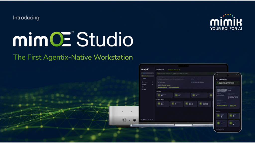 mimik Launches mimOE Studio Workstation to Accelerate Enterprise AI Agent Systems