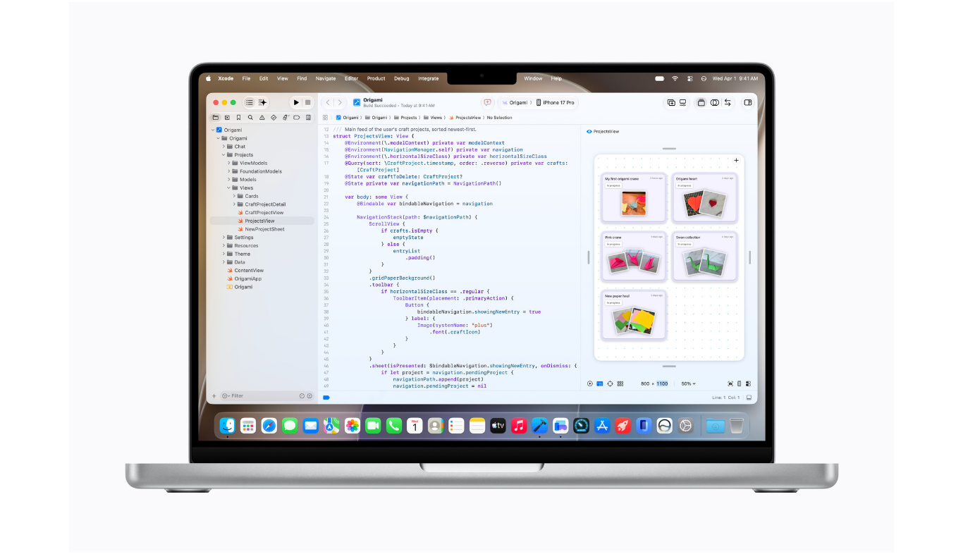 Apple Speeds App Development with New AI Frameworks and Tools