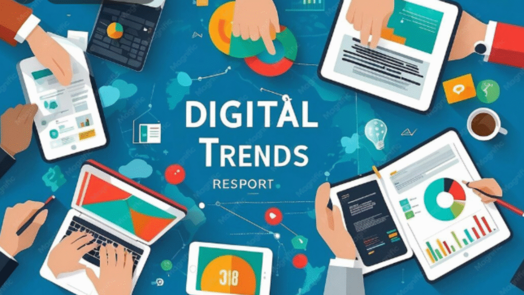The Top Digital Marketing Trends Shaping Business Growth Today. (Image credit: Magnific)
