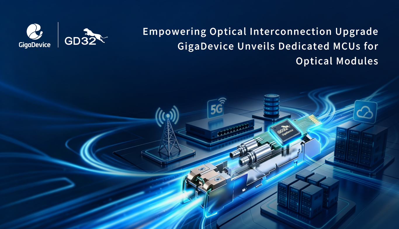 GigaDevice Adds GD32E512 and GD32E252 MCUs to Optical Communication Lineup