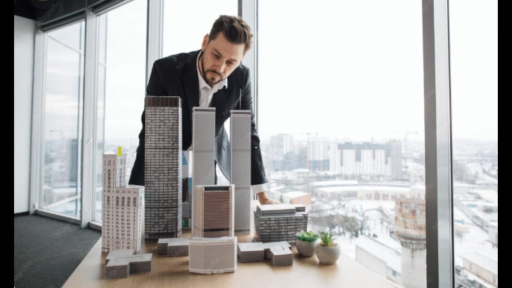 How Global Investors Evaluate Real Estate Opportunities in the Middle East. (Image credit: Magnific)
