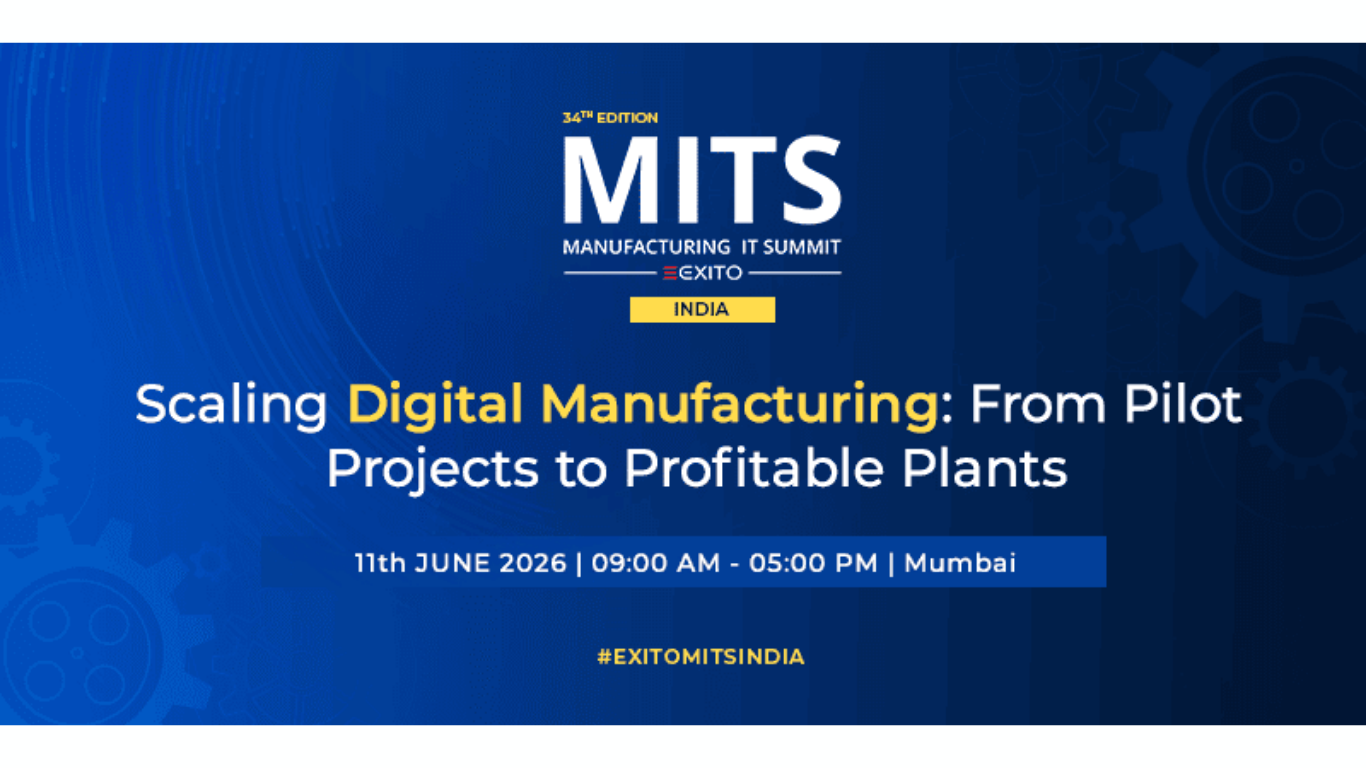 India's Manufacturing Technology Elite to Convene at the 34th Global Edition Manufacturing IT Summit Mumbai 2026