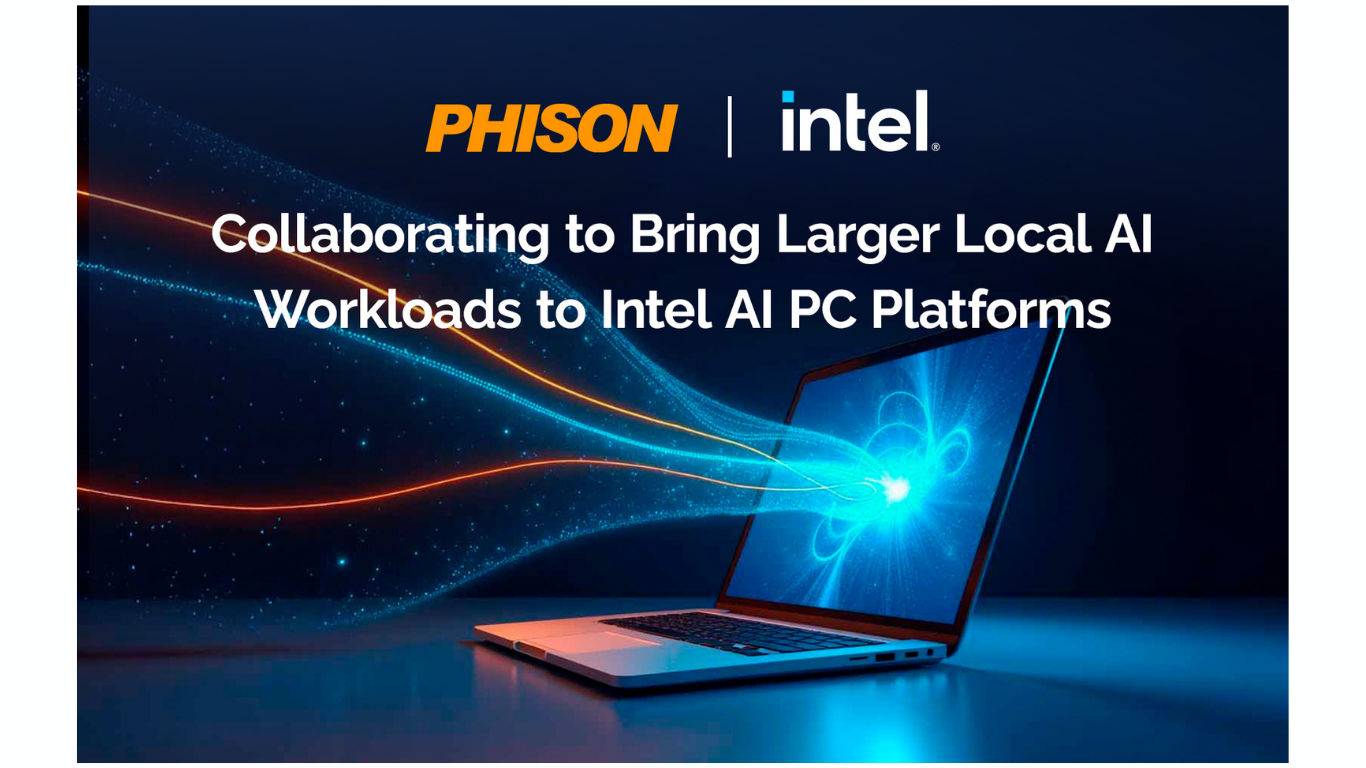 Phison and Intel Bring Larger AI Workloads to AI PCs