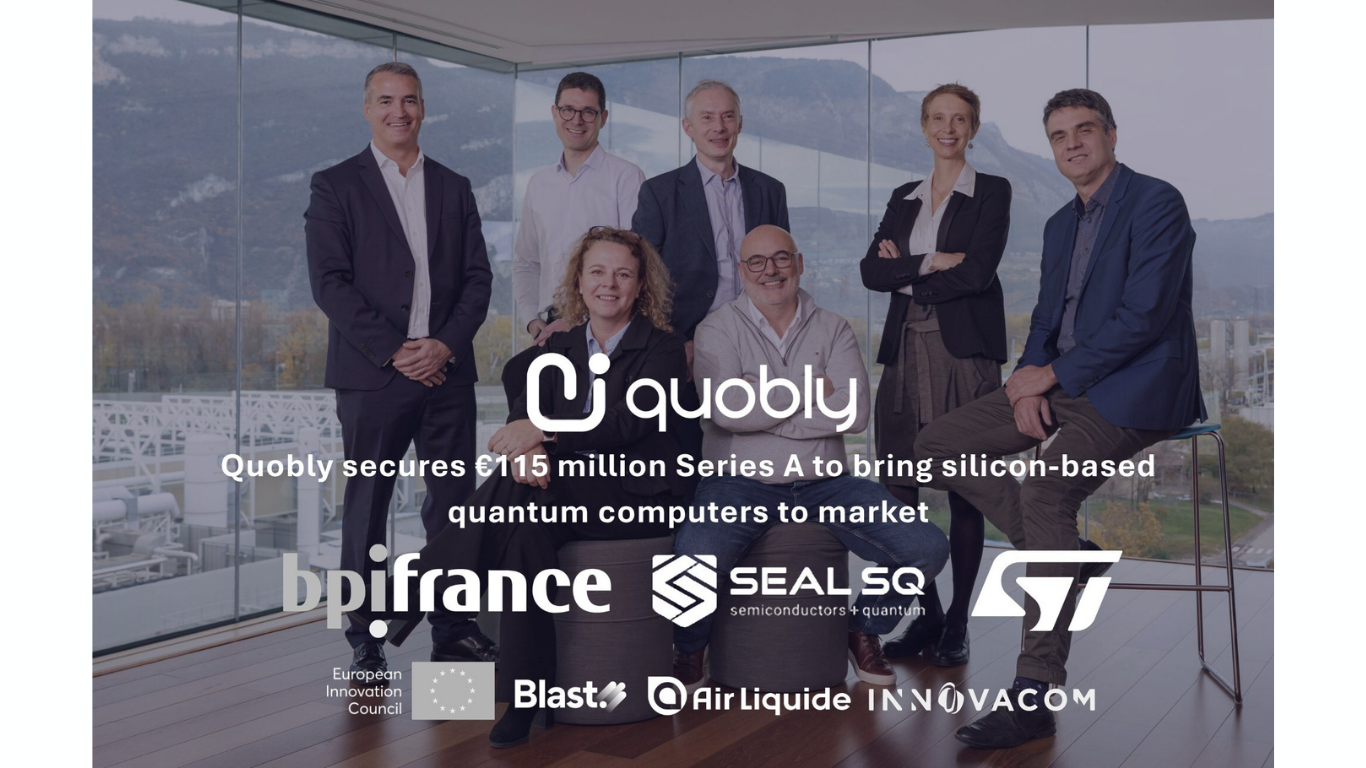 Quobly Secures Euros 115 Million Series A to Commercialize Silicon Quantum Computers