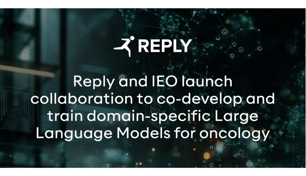 Reply and IEO Partner to Develop Oncology-Focused LLMs