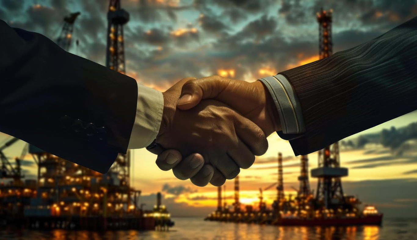 Venture Global and EnBW Reach LNG Agreements. https://www.magnific.com/premium-ai-image/two-hands-shaking-front-industrial-oil-rig-symbolizing-partnership-industry_360266402.htm#fromView=search&page=1&position=20&uuid=71a4002f-013a-492b-bdc6-d7f759dca242&query=lng+agreements