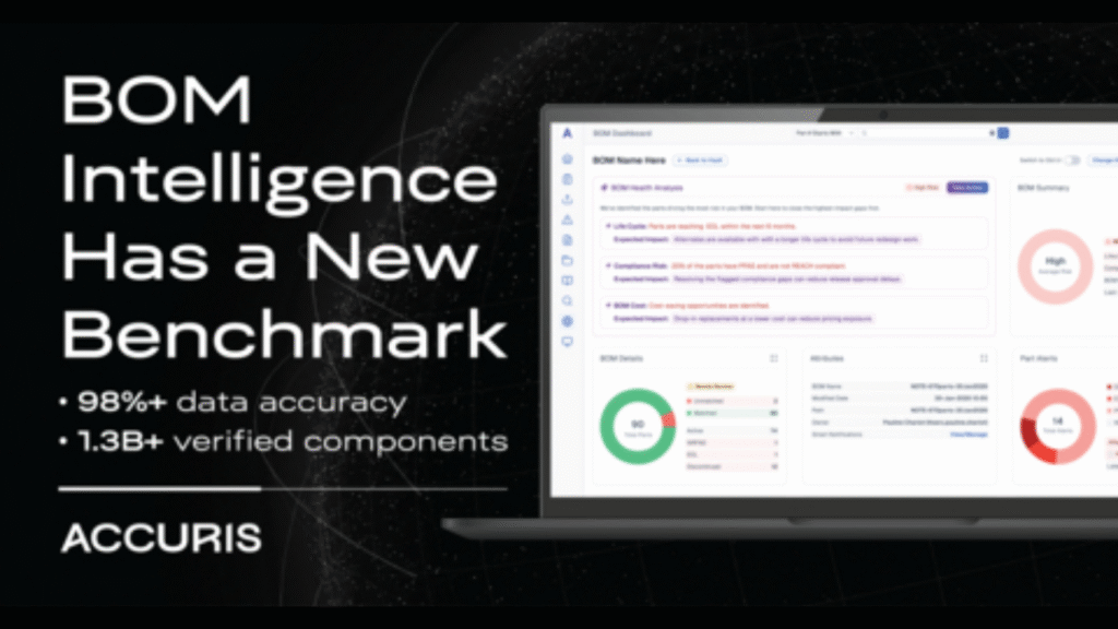 Accuris Launches AI Capabilities for BOM Intelligence and Faster Component Decisions. (Image Credit: Business Wire)