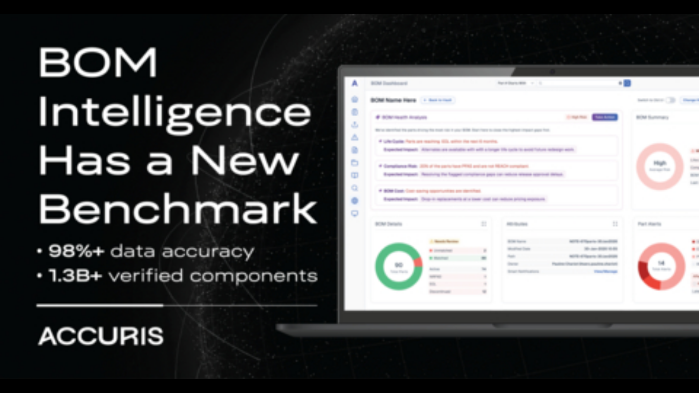 Accuris Launches AI Capabilities for BOM Intelligence and Faster Component Decisions. (Image Credit: Business Wire)