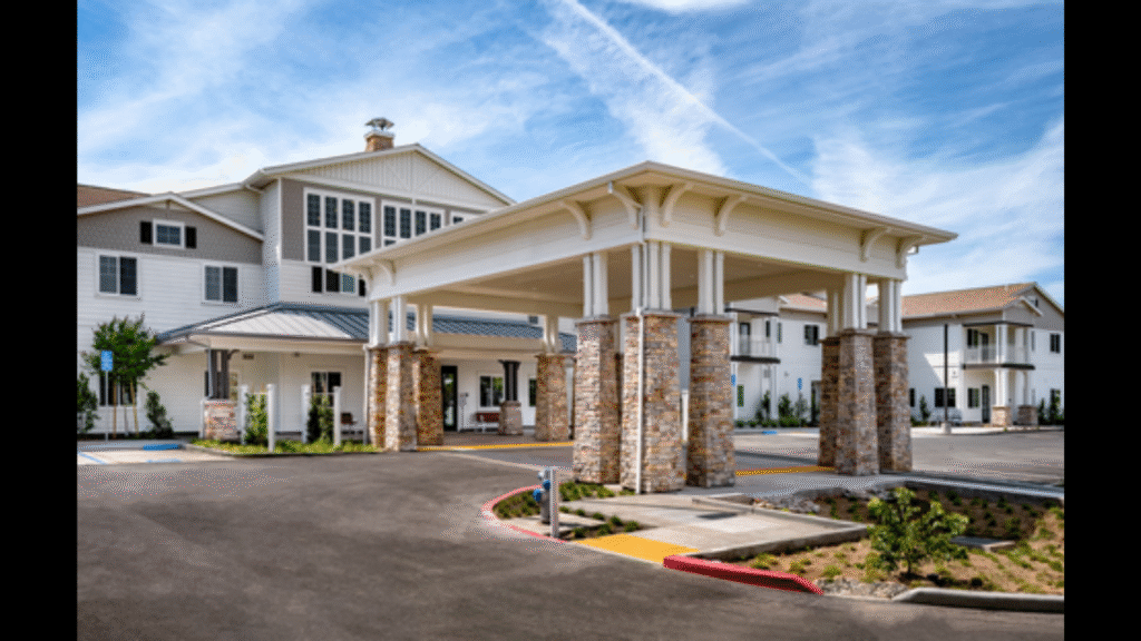 Clearwater at Sonoma Hills, a 94-unit senior living facility offering assisted living services and memory care support, is designed to be a vibrant extension of the active, friendly lifestyle that defines the Sonoma County region. (Image Credit: Business Wire)
