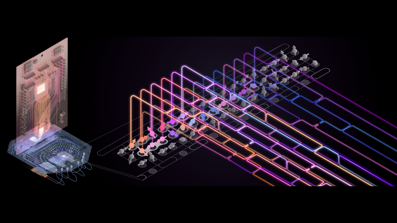 HRL Laboratories demonstrates a silicon quantum processor that runs itself. This quantum processing unit integrates its control hardware inside the cryostat with a digitally programmable custom chip manufactured at a commercial foundry. (Image Credit: Business Wire)