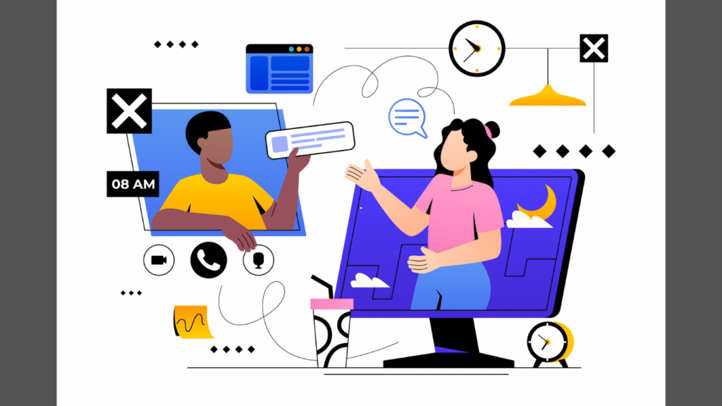 How Async Communication Helps Remote Teams Reduce Friction Daily. (Image Credit: Magnific)