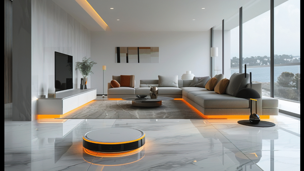 Mixing Materials in Modern Interiors: How to Pair Wood, Metal, and Upholstery Without Clashing. (Image Credit: Magnific)