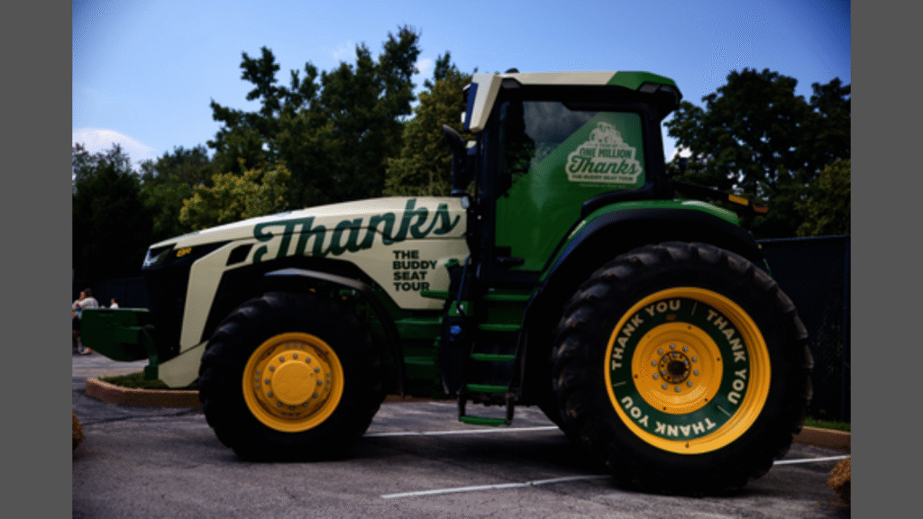 Pivot Bio's Year of One Million Thanks Buddy Seat Tour is heading to the Great Plains region for a week of conversations celebrating the people, partnerships and innovations driving the future of agriculture. (Image Credit: Business Wire)