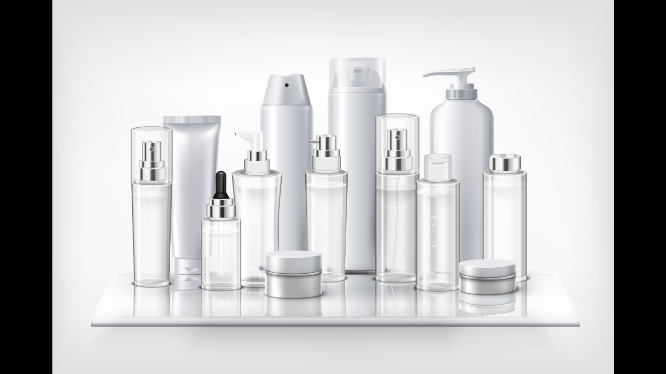 Premium Glass Bottles for Cosmetics and Fragrances. (Image Credot: Magnific)