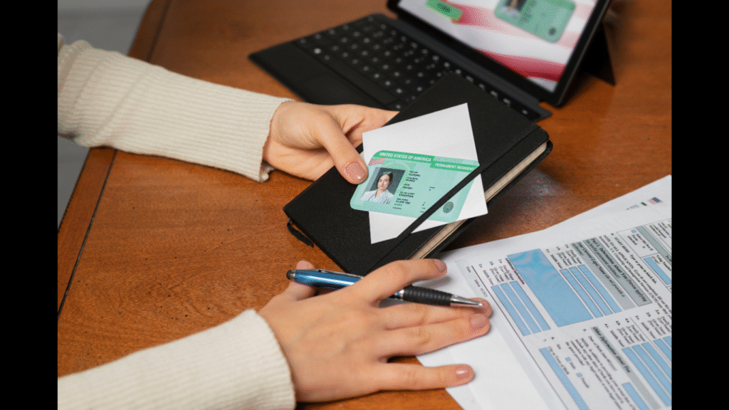The Card Number on a Green Card: Where to Find It and What It Means. (Image Credit: Magnific)