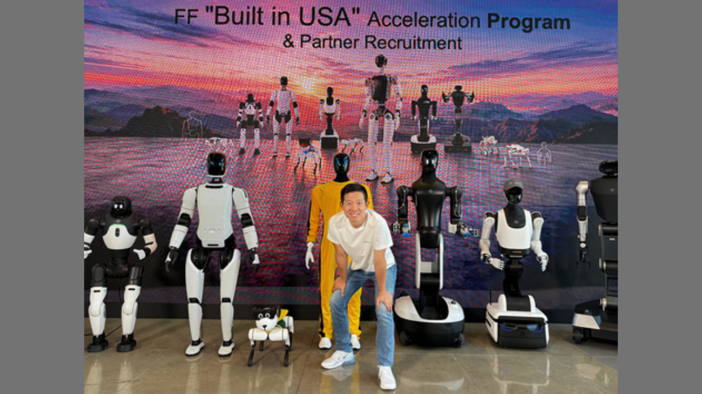 Faraday Future Global CEO YT Jia Shares Weekly Investor Update: Sets Another Monthly Robotics Sales Record, Launches the EAI Robotics “Built in USA” Acceleration Program, and Previews the FF “Built in USA” Industry Chain Partner Recruitment Conference. (Image Credit: Business Wire)