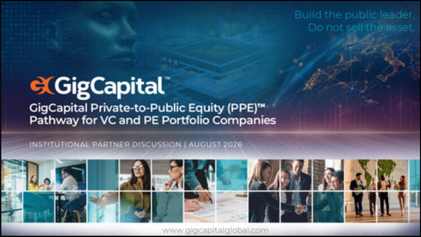 GigCapital Global Expands Private-to-Public Equity Pathway for Portfolio Companies. (Image Credit: Business Wire)