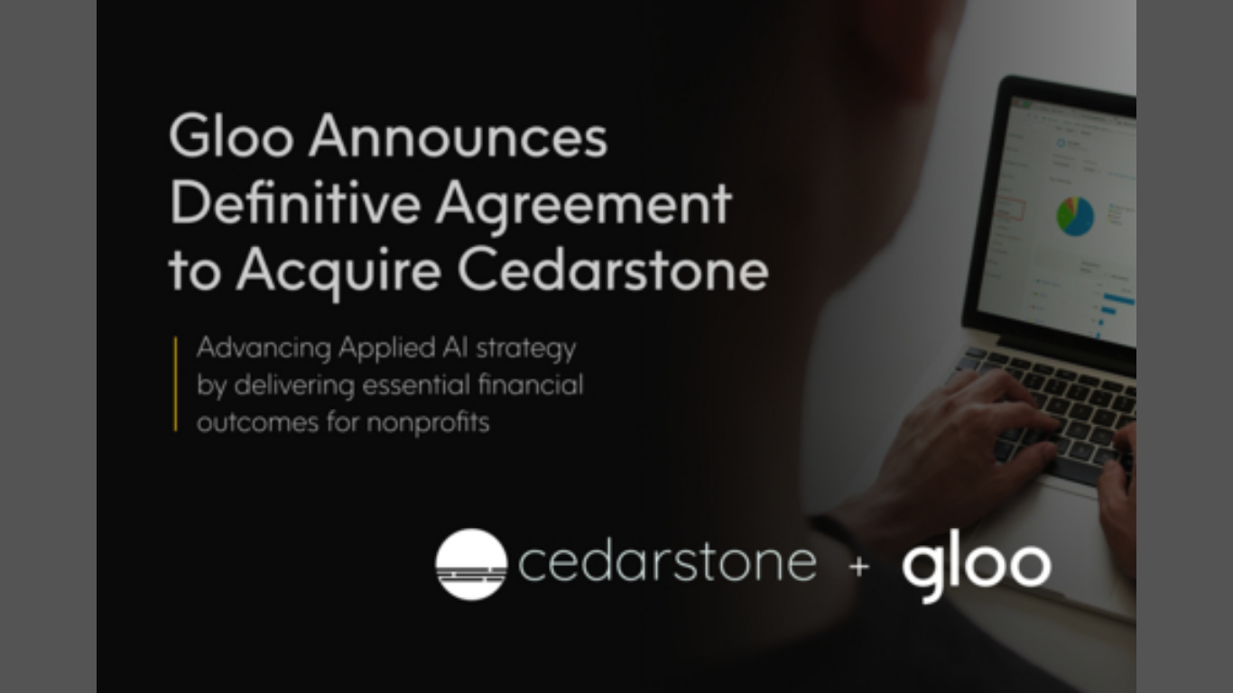 Gloo Acquires Cedarstone to Expand Financial and Business Outsourcing Services. (Image Credit: Business Wire)