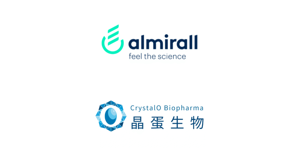 (Image Courtesy: Almirall and CrystalO official website)