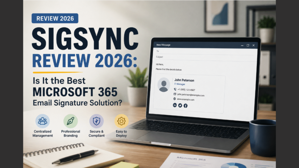 Sigsync Review 2026: Is It the Best Microsoft 365 Email Signature Solution. (Image Credit: Sigsync.com)
