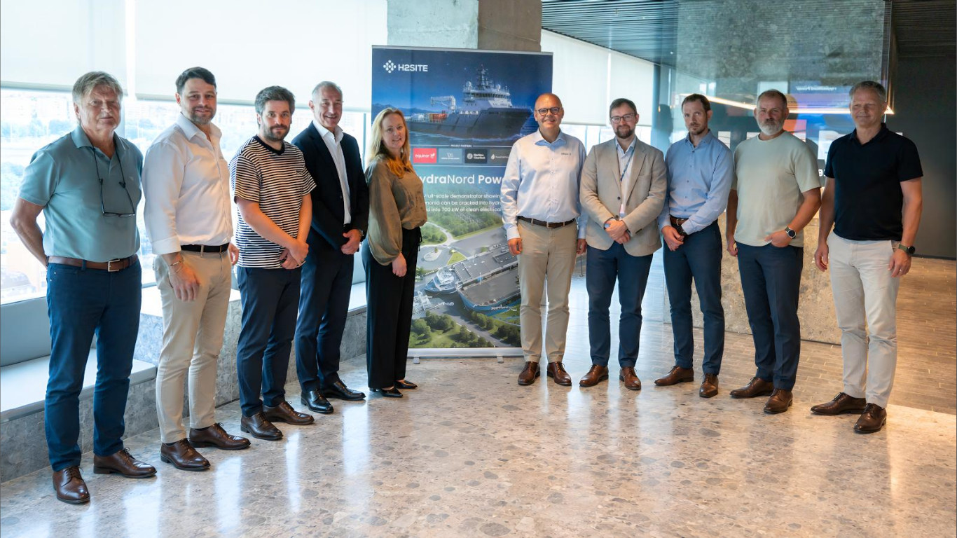 H2SITE Secures Enova Funding to Scale Onboard Ammonia-To-Power Technology. (Image Credit: Business Wire)