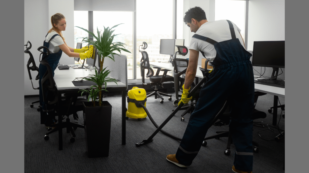 How to Build a Commercial Office Cleaning Schedule That Fits a Busy Sydney Workplace. (Image Credit: Magnific)
