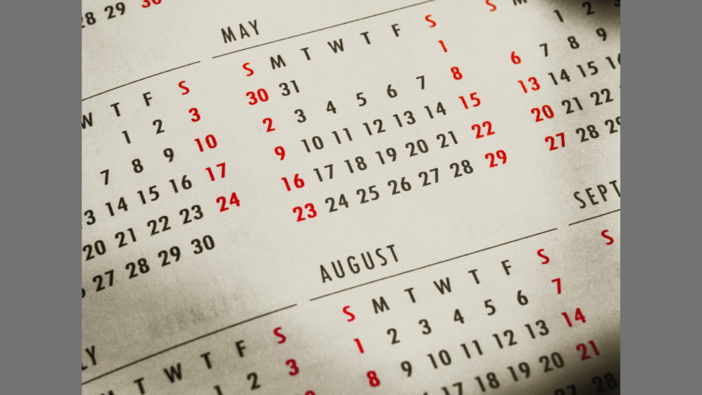 How to Spot a Slipping Capital Project in the Schedule Data. (Image Credit: https://unsplash.com/photos/a-close-up-of-a-calendar-on-a-table-r1CDF8HXgJY)