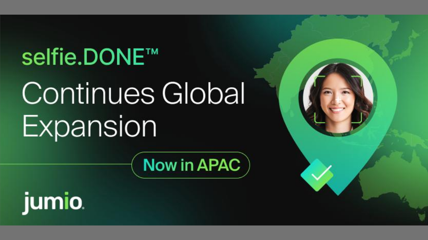 Jumio Launches Reusable Identity Across APAC with selfie.DONE. (Image Credit: Business Wire)