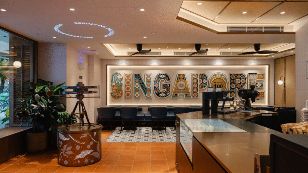 Luckin Coffee 100th store in Singapore- feature corner (Image Courtesy: PRNewswire)