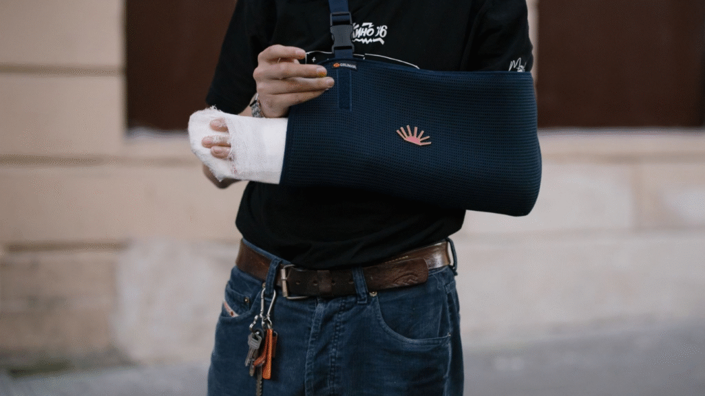 The Importance of Seeking Legal Help After an Injury. (IMAGE SOURCE: https://www.pexels.com/photo/person-with-blue-bandage-on-his-injured-arm-7140013/)