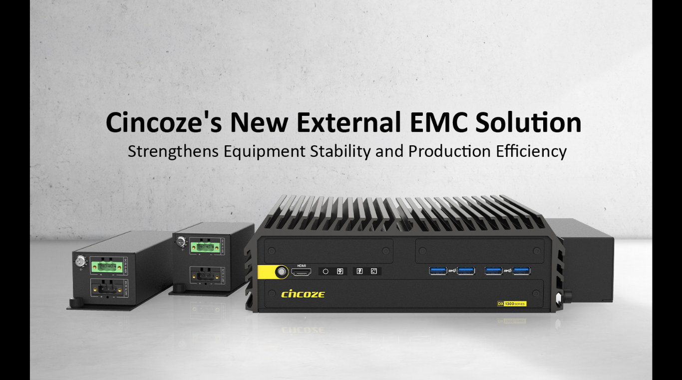 Cincoze's New External EMC Solution Strengthens Equipment Stability and Production Efficiency. (Image Credit: Business Wire)