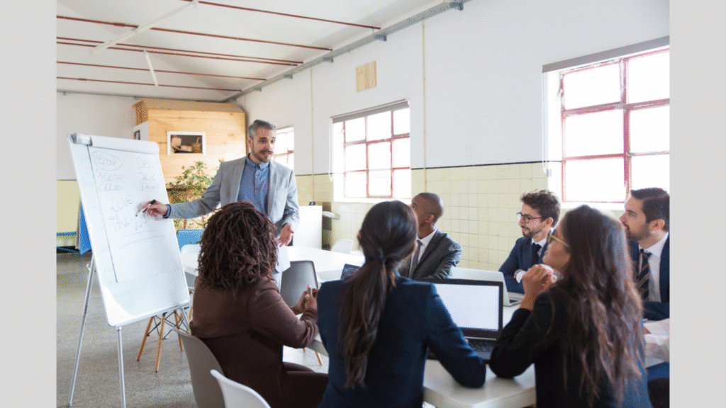 Scaling Operations with Corporate Training Videos Features, Costs, and Best Practices (Image Courtesy: pch.vector on Magnific)