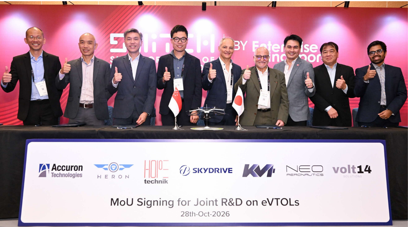 MOU signing ceremony held at Marina Bay Sands in Singapore on Oct. 28, 2026. (Image Credit: Business Wire)