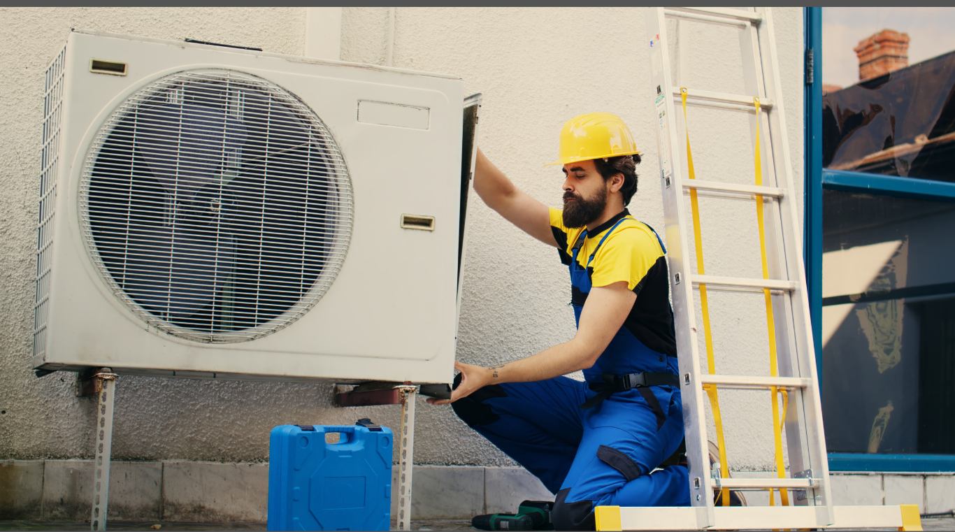 What to Expect During Commercial Air Conditioner Installation. (Image Credit: Magnific)