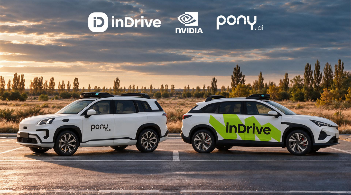inDrive partners with Pony.ai and NVIDIA to explore autonomous mobility in Kazakhstan. (Image Credit: Business Wire)